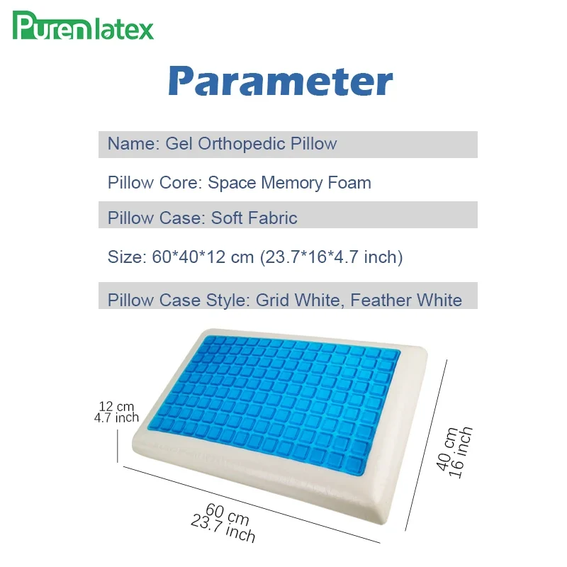Memory Foam Gel Orthopedic Cushion