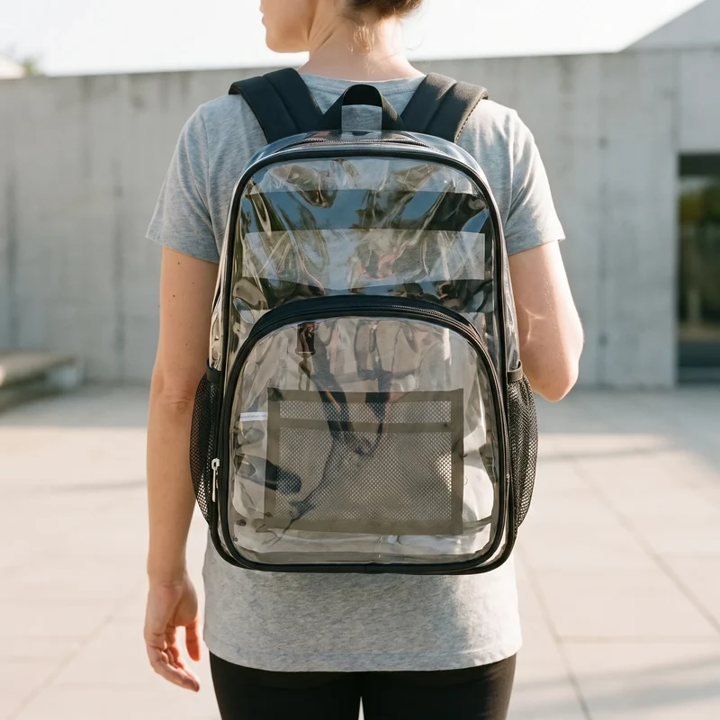 Camp Basel | Visura Transparenter Rucksack Für Den Alltag