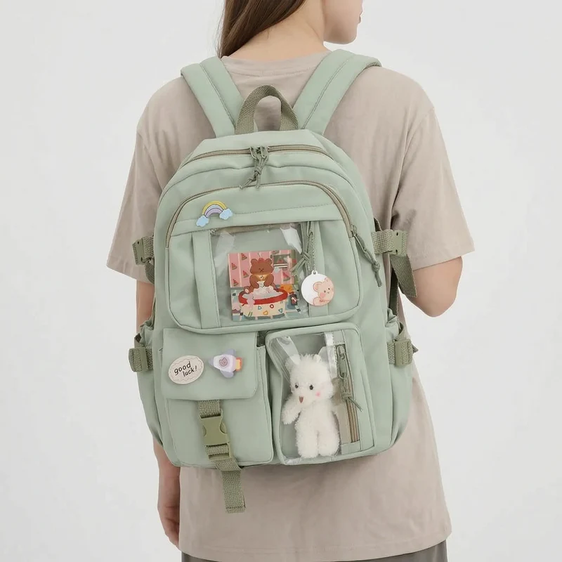 Camp Basel | Vistaro Kompakter Damenrucksack Mit Sichtfenstern