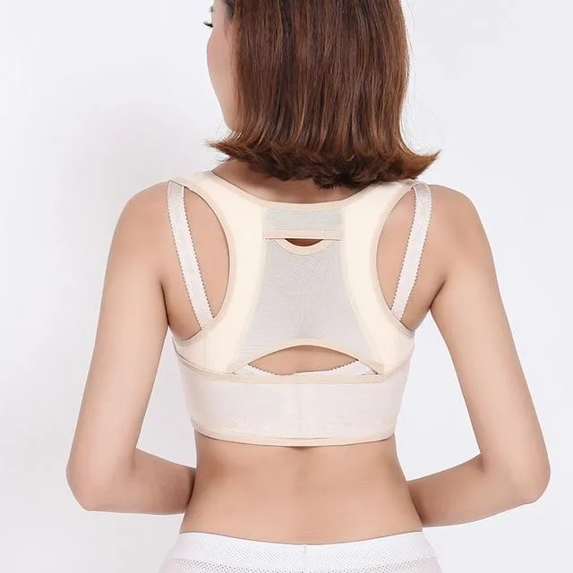 Women Adjustable Back Posture Corrector Lift Up Breathable Back Posture Brace Clavicle Support Body Shaper Corset Health Care