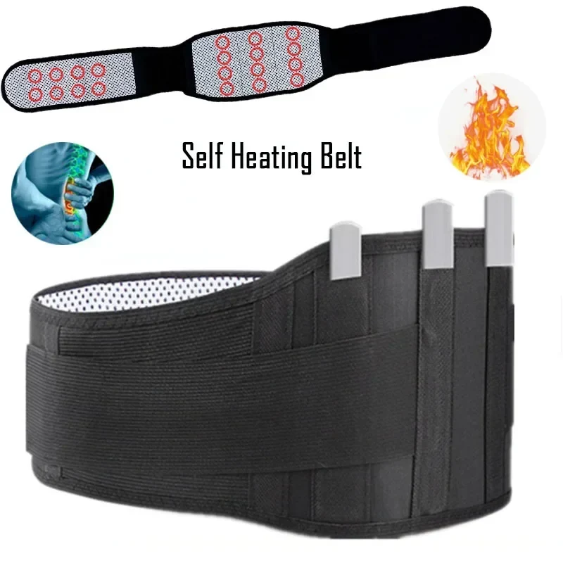 Adjustable Infrared Self-Heating Magnetic Back Support