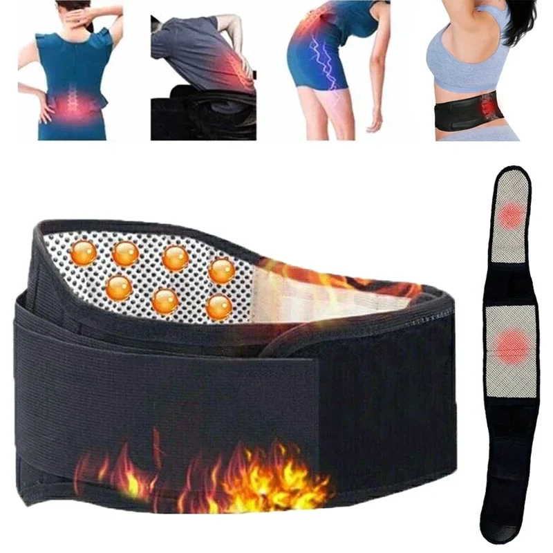 Adjustable Infrared Self-Heating Magnetic Back Support