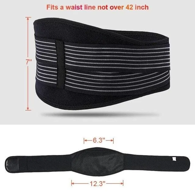 Adjustable Elastic Heated Back Support