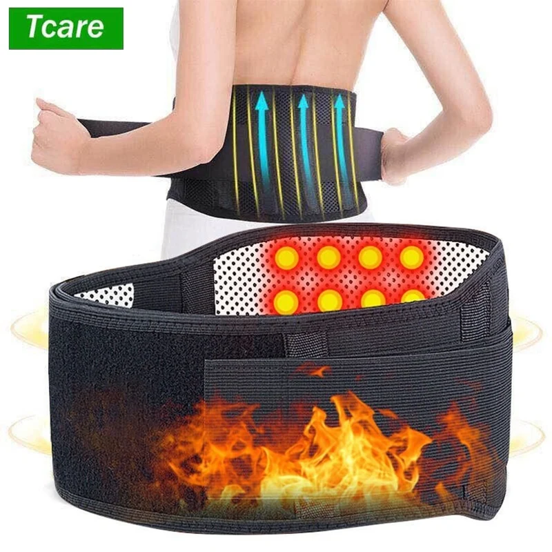 Tourmaline Self-heating Magnetic Back Support