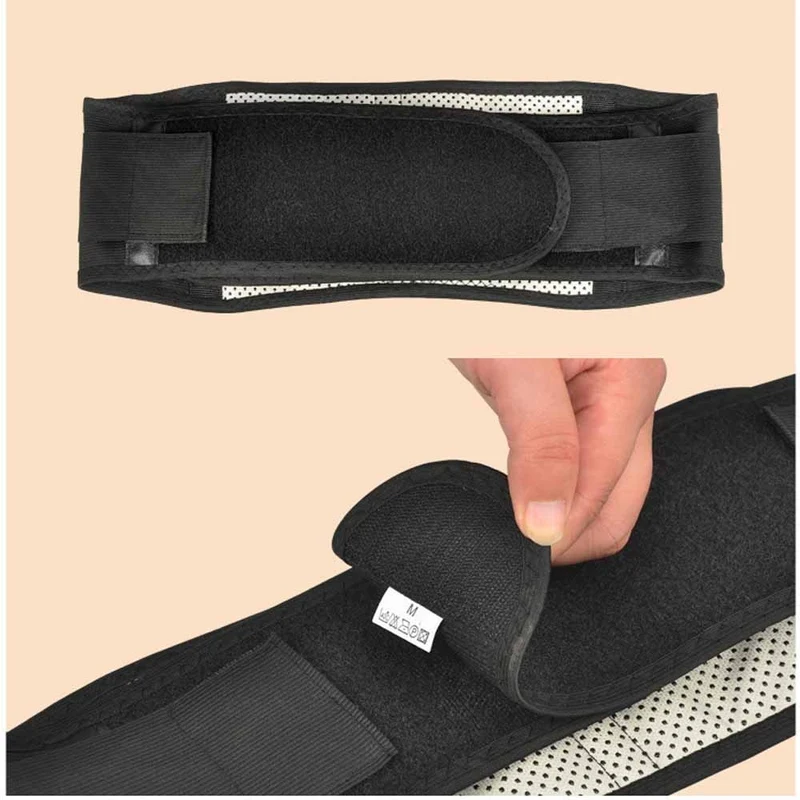 Tourmaline Self-heating Magnetic Back Support