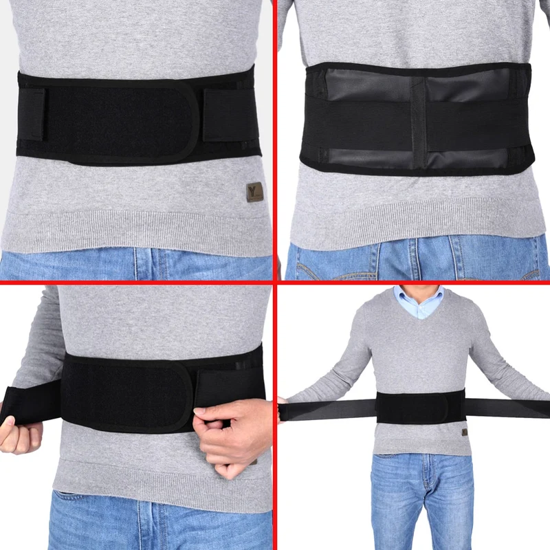 Tourmaline Self-heating Magnetic Back Support