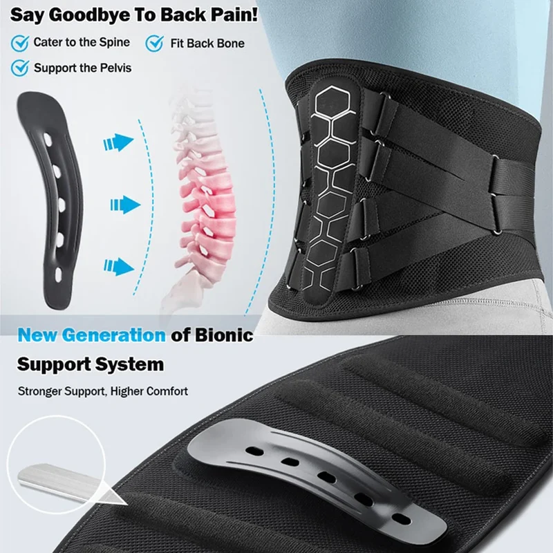 Lower Lumbar Back Support Belt