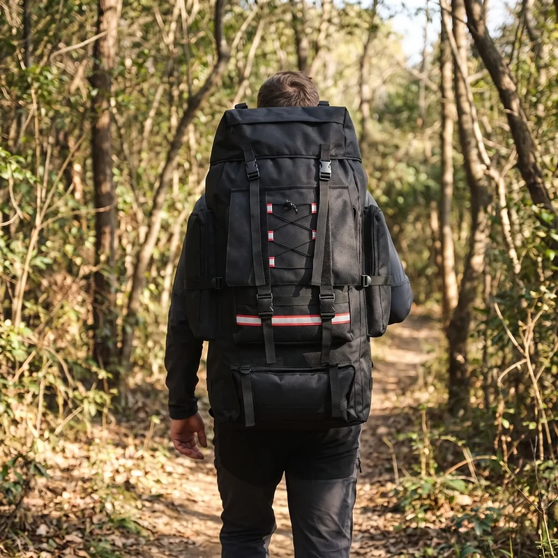 Camp Basel | TrekVast Großer Wanderrucksack Mit Molle-System