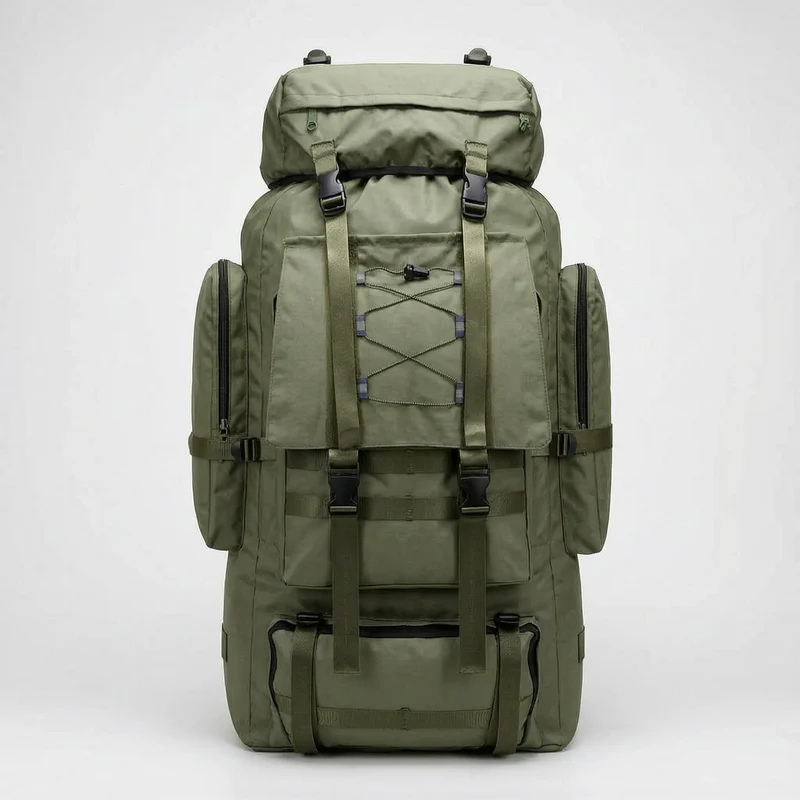 Camp Basel | TrekVast Großer Wanderrucksack Mit Molle-System