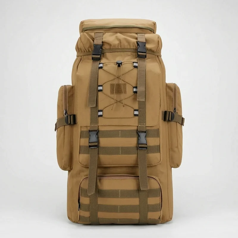 Camp Basel | TrekVast Großer Wanderrucksack Mit Molle-System