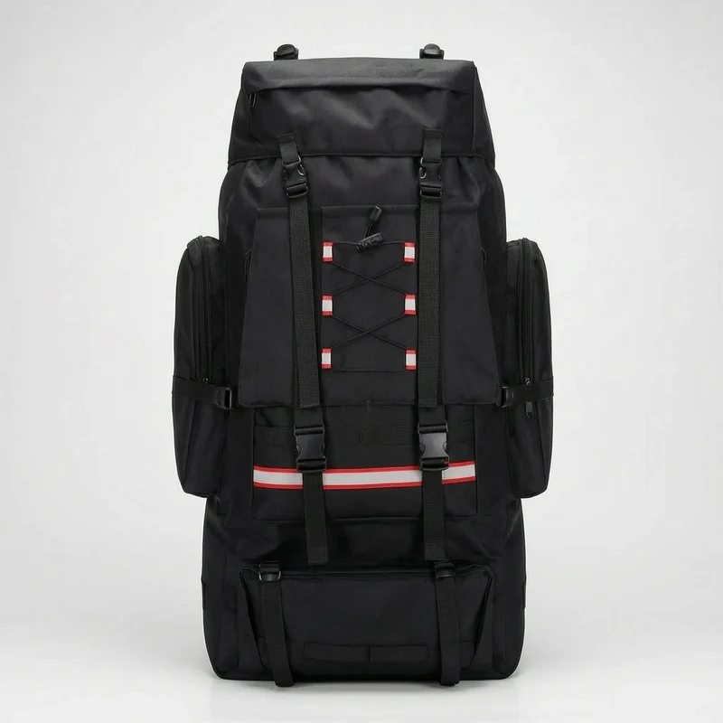Camp Basel | TrekVast Großer Wanderrucksack Mit Molle-System