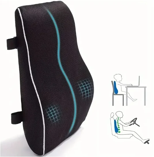 Multi Use Memory Foam Lumbar Cushion