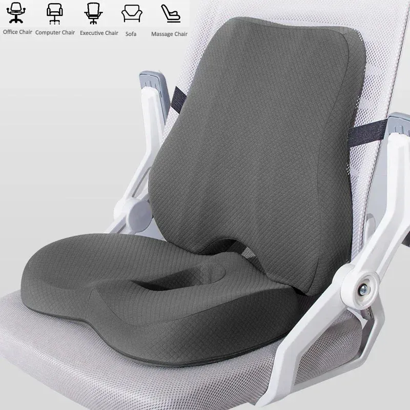 Memory Foam Lumbar Support Cushion