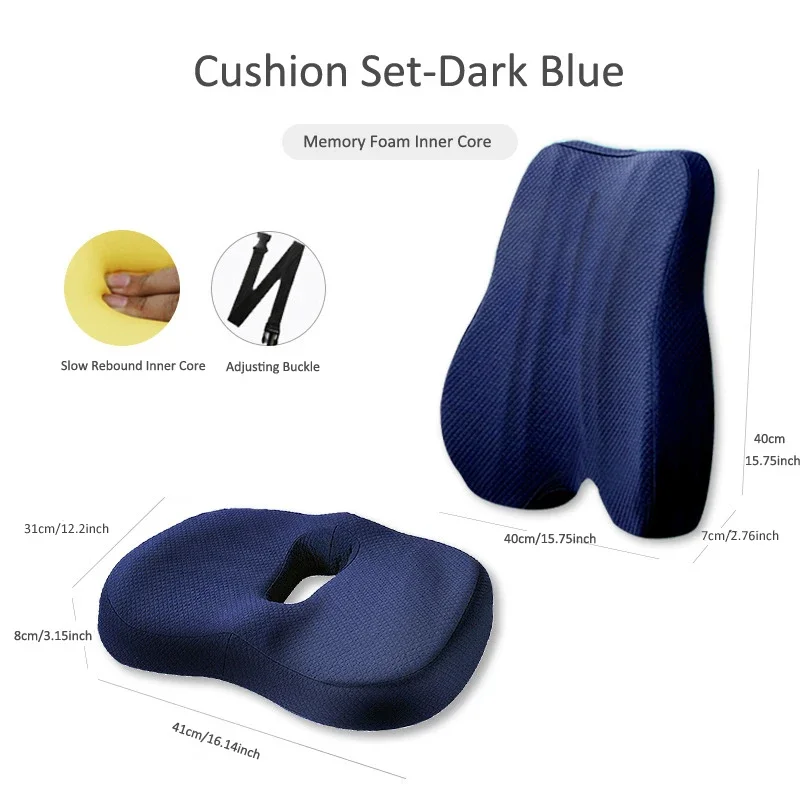 Memory Foam Lumbar Support Cushion