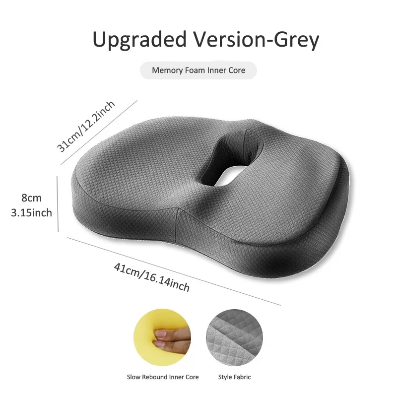 Memory Foam Lumbar Support Cushion