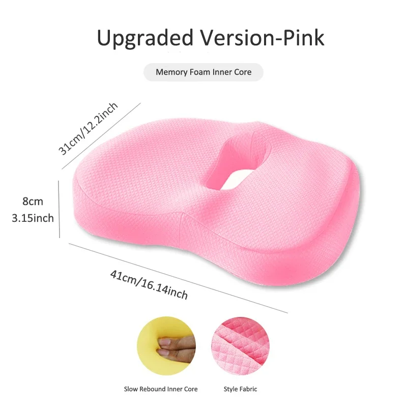 Memory Foam Lumbar Support Cushion