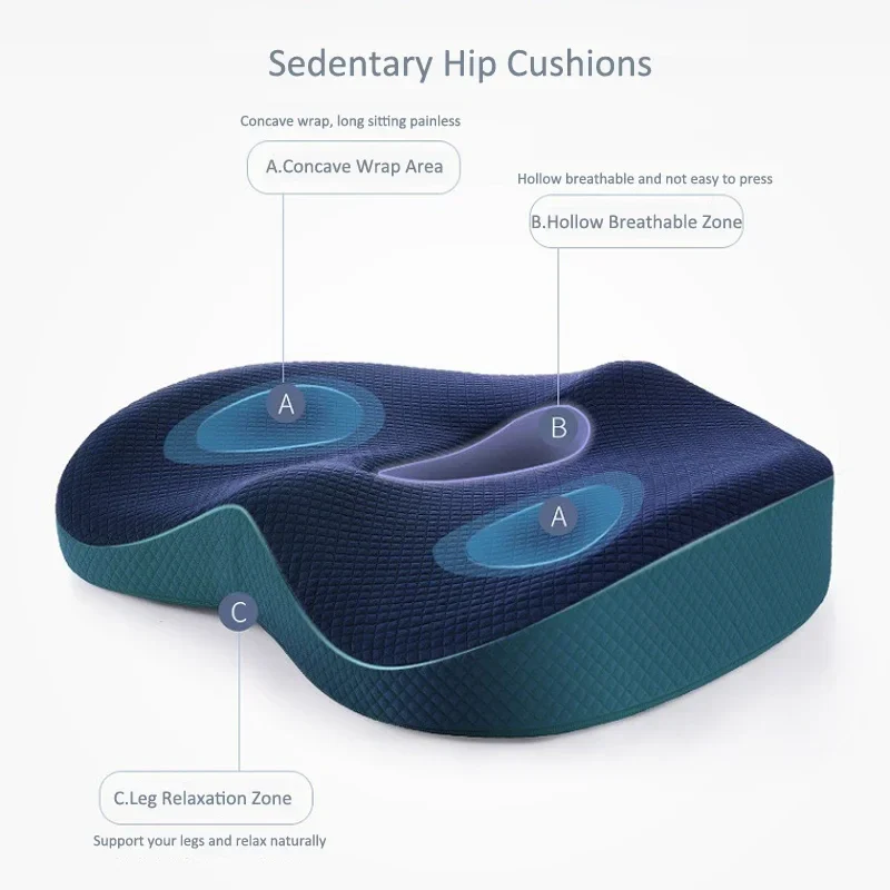 Memory Foam Lumbar Support Cushion