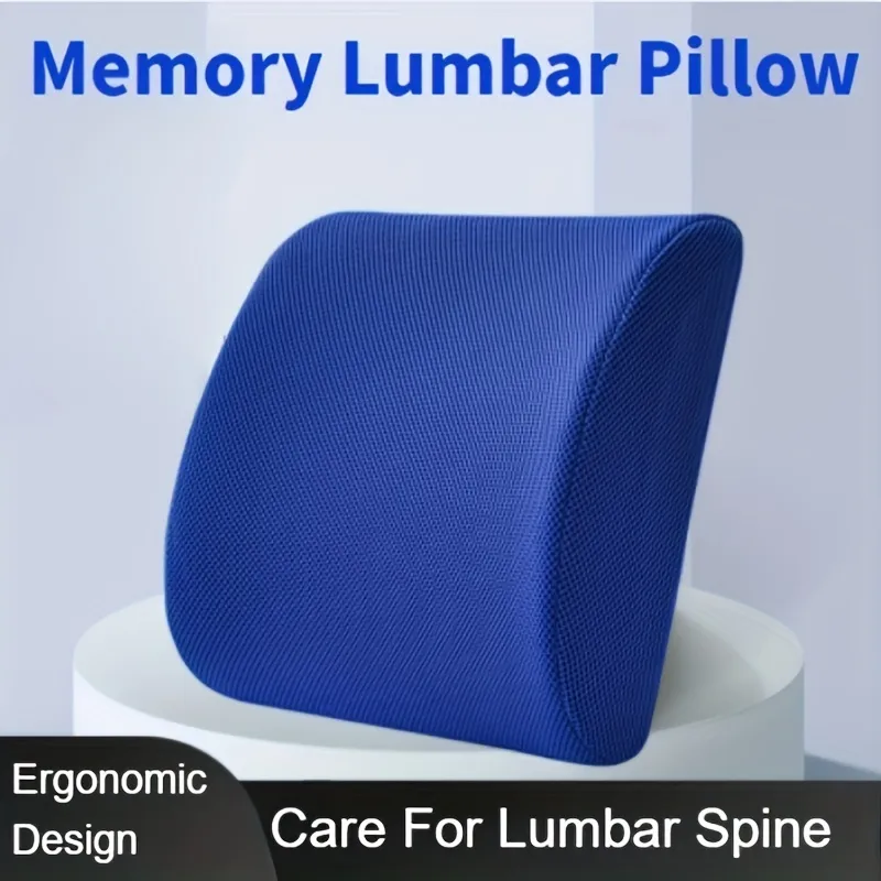 Memory Foam Lumbar Back Support Cushion