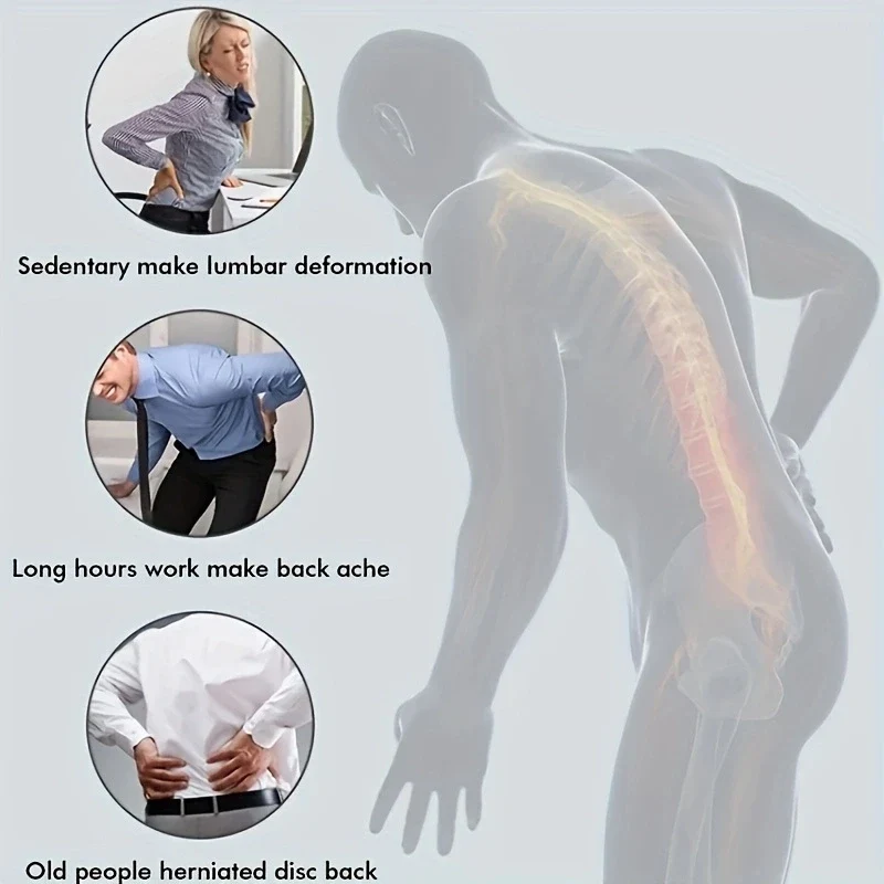 Memory Foam Lumbar Back Support Cushion