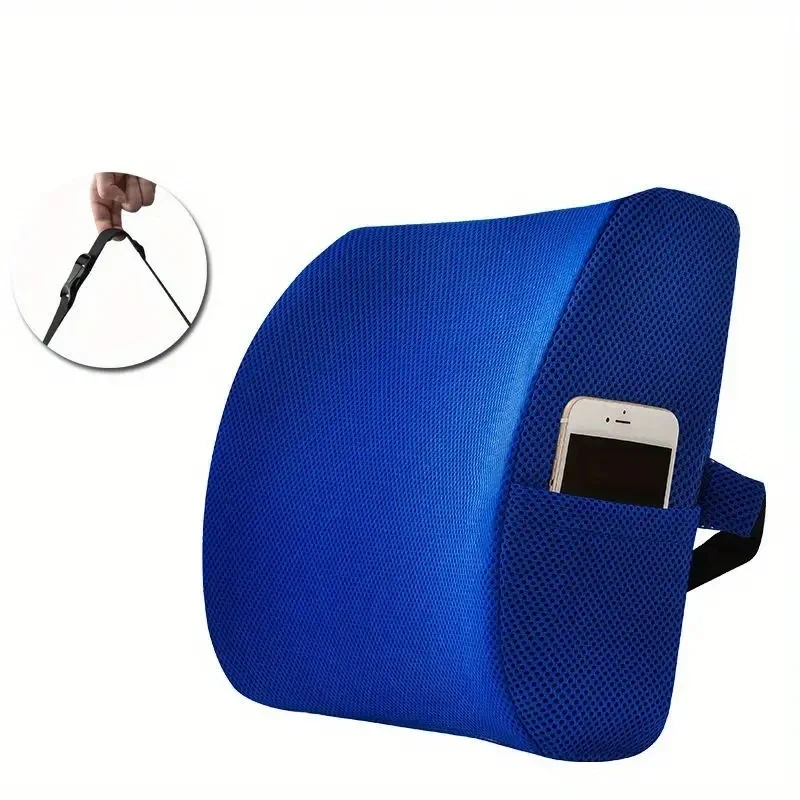 Memory Foam Lumbar Back Support Cushion