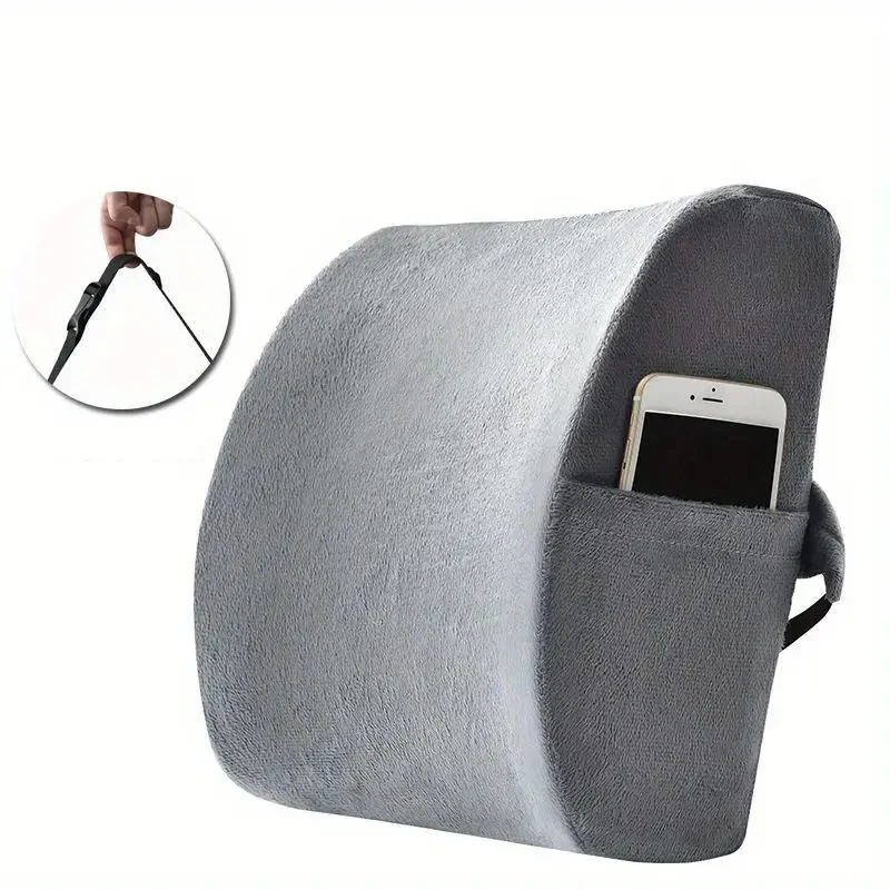 Memory Foam Lumbar Back Support Cushion