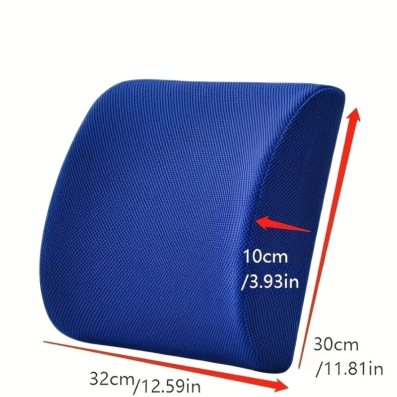 Memory Foam Lumbar Back Support Cushion