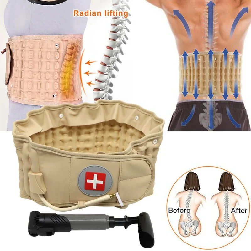 Inflatable Decompression Back Support Belt