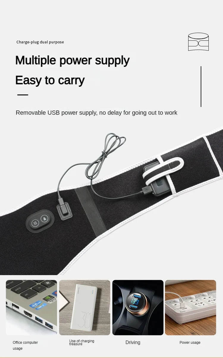 Heat Therapy Back Support Brace