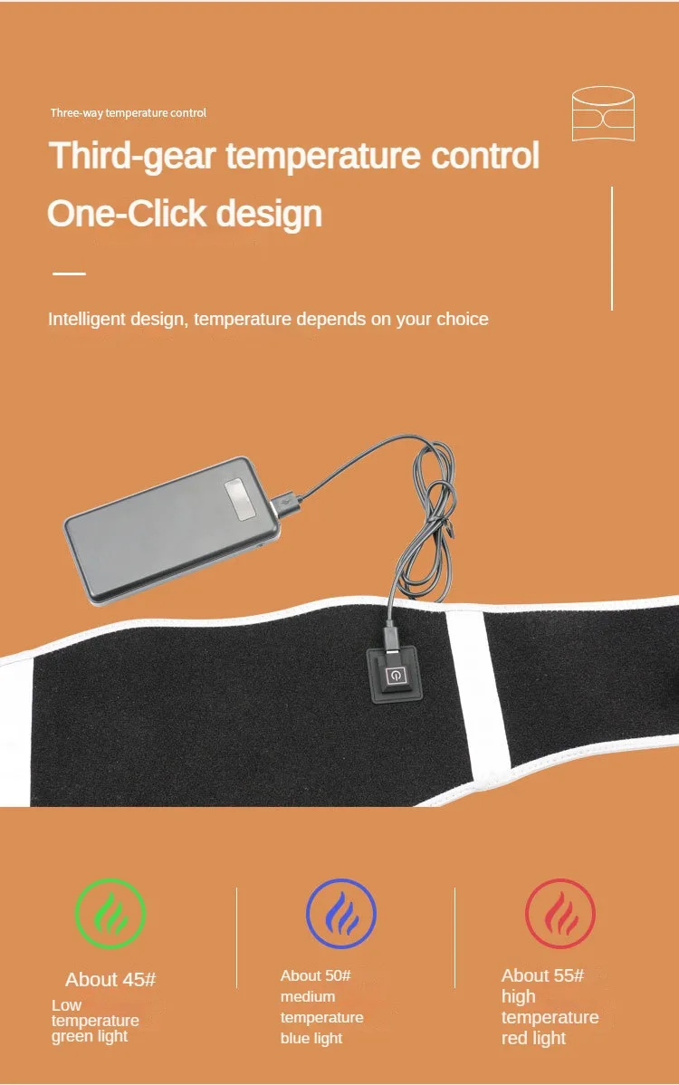 Heat Therapy Back Support Brace