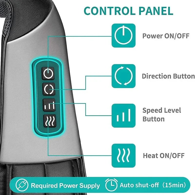 Infrared 3D Heated Back Massager