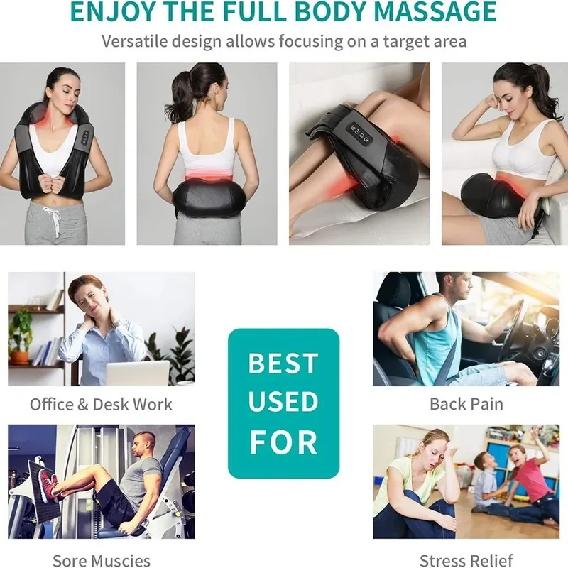 Infrared 3D Heated Back Massager