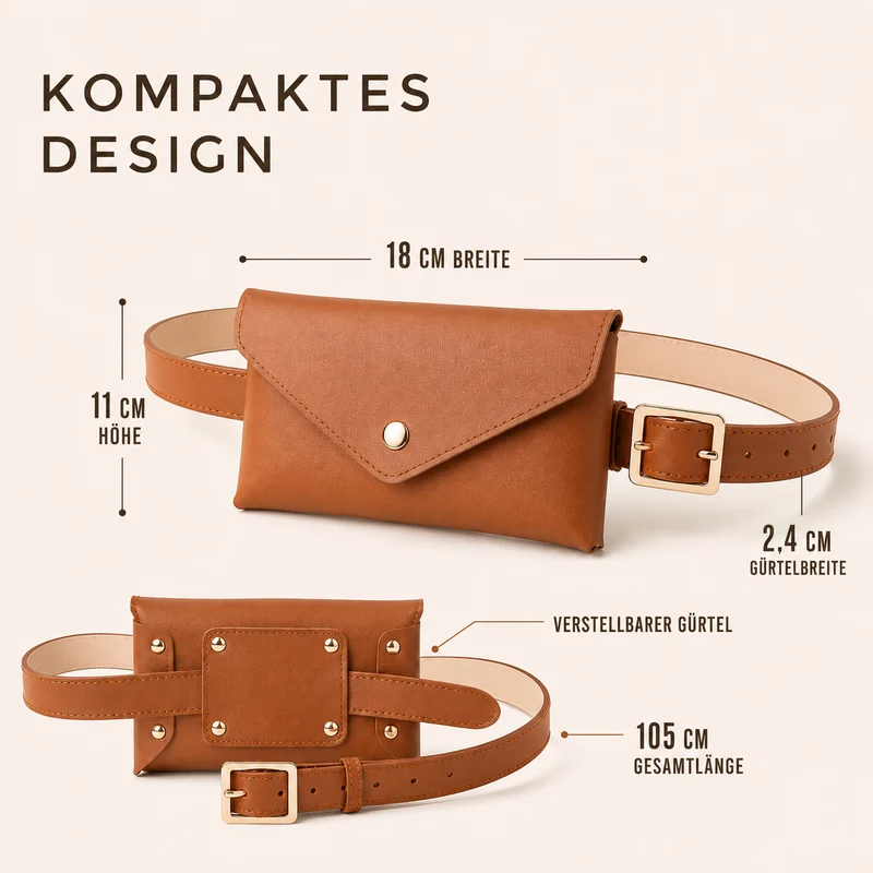 Camp Basel | Beltina Kompakte Umschlag-Gürteltasche