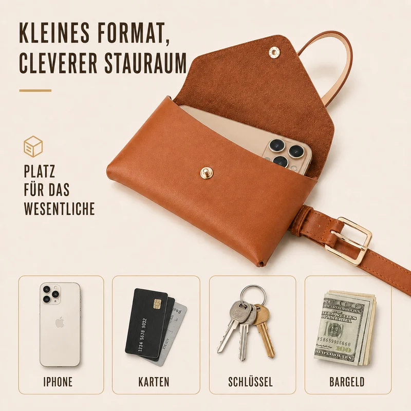 Camp Basel | Beltina Kompakte Umschlag-Gürteltasche
