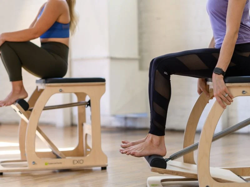 Pilates EXO Chair mit Single Pedal
