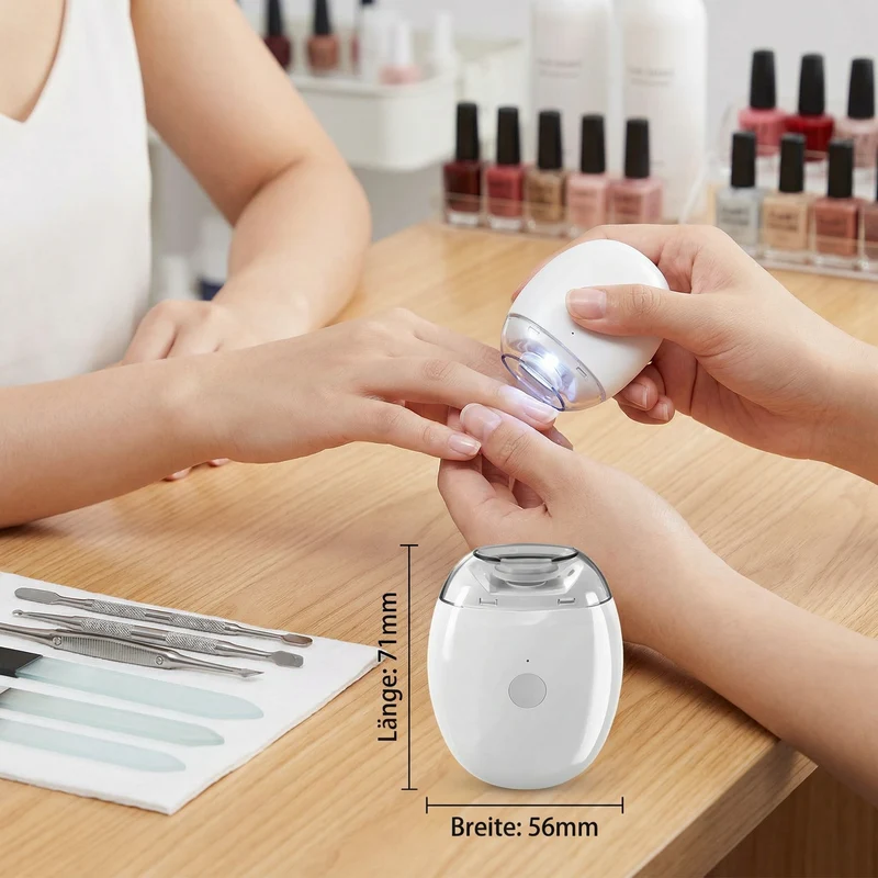 Profi Elektro-Nageltrimmer mit LED-Licht – Sanfter Nagelschneider für die ganze Familie