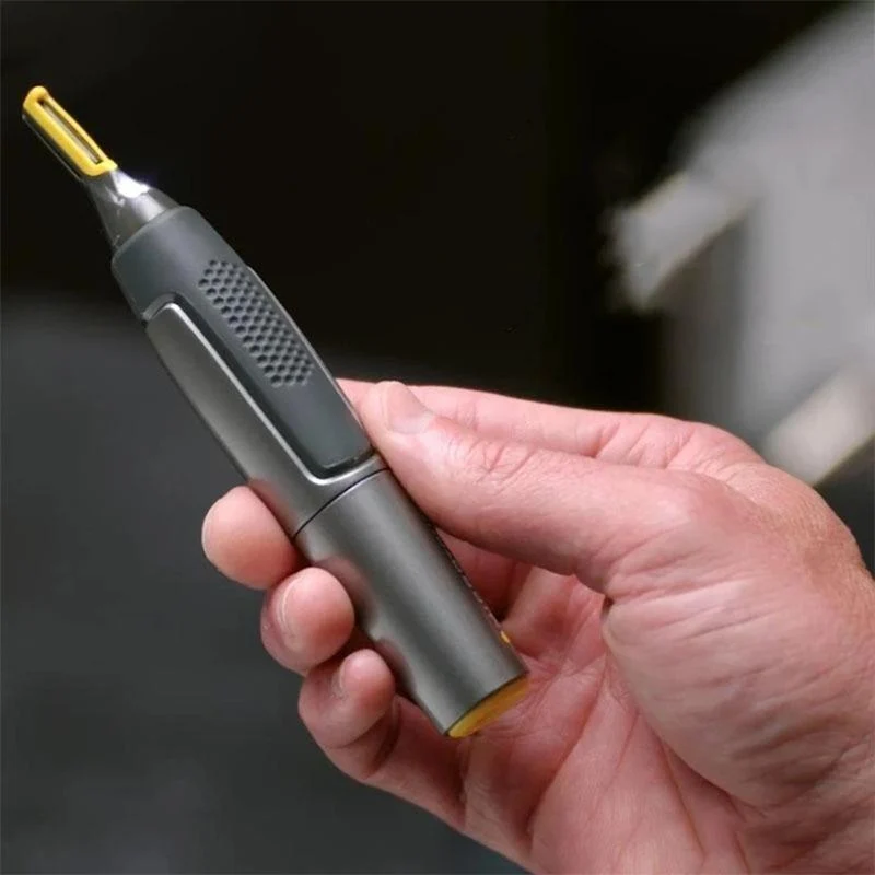 Präzisions-Augenbrauentrimmer | Ultradünner elektrischer Detailrasierer | Schwarz