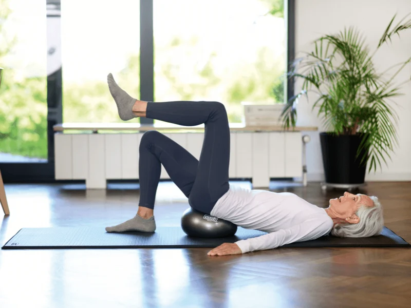 SISSEL® Pilates Soft Ball metallic anthrazit