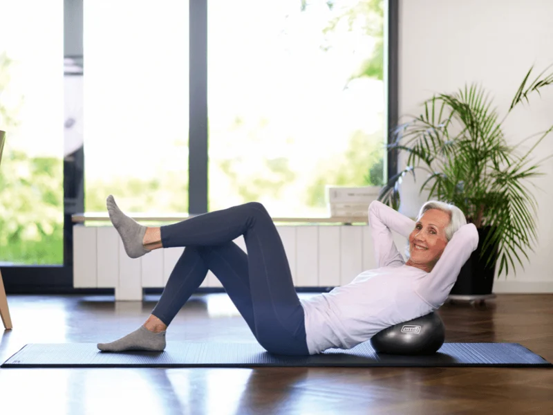 SISSEL® Pilates Soft Ball metallic anthrazit