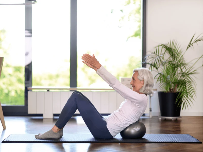 SISSEL® Pilates Soft Ball metallic anthrazit