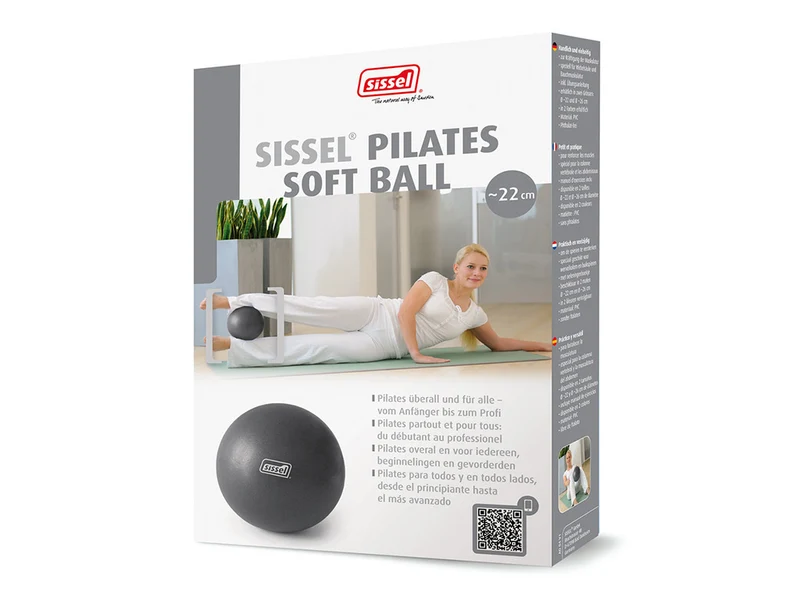 SISSEL® Pilates Soft Ball metallic anthrazit