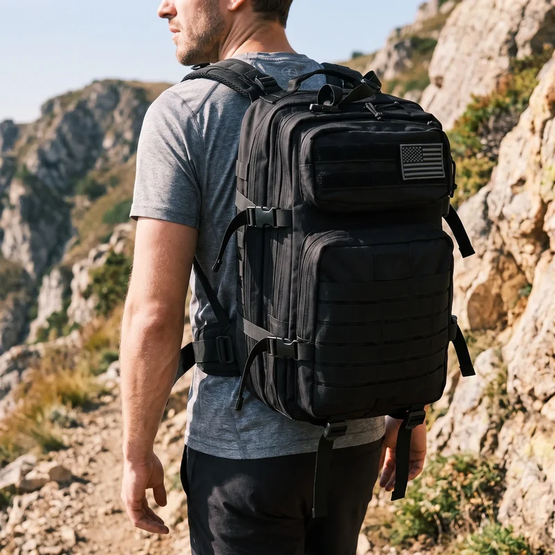 Camp Basel | Zentrax Taktischer Rucksack Mit Vielen Fächern