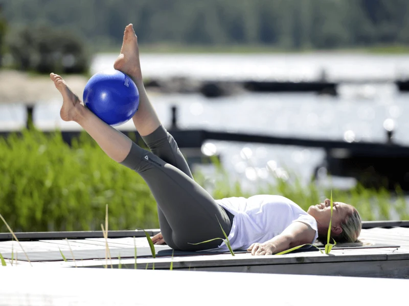 SISSEL® Pilates Soft Ball blau