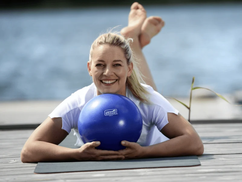 SISSEL® Pilates Soft Ball blau