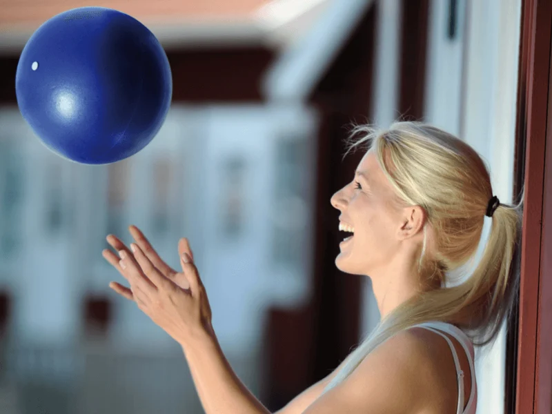 SISSEL® Pilates Soft Ball blau