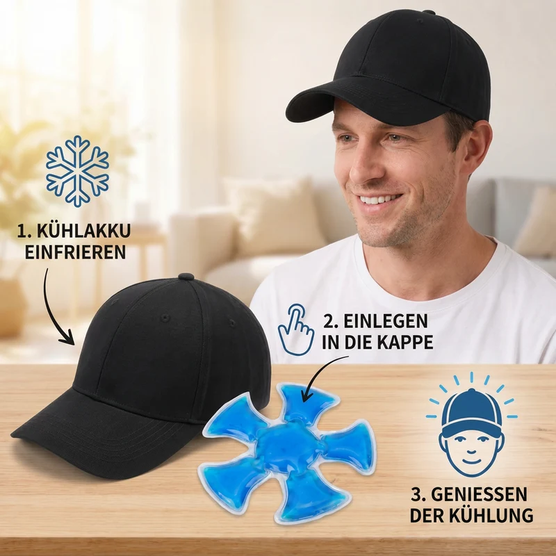 Eisbeutel-Einsatz für Kühlkappe