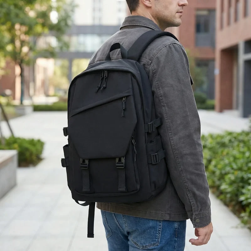 Camp Basel | Urbtrex Großvolumiger Rucksack in Unifarbe