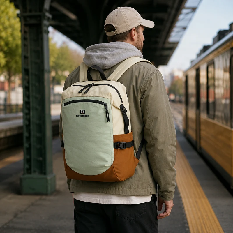 Camp Basel | Leichter Nylon-Tagesrucksack