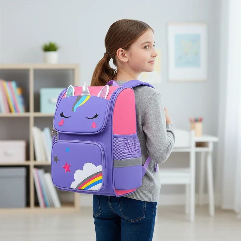 Camp Basel | Luminiq Kinder-Einhorn-Schulrucksack
