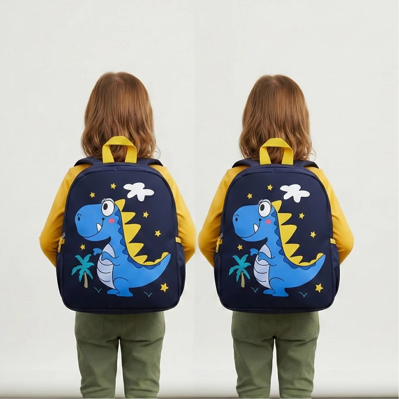 Camp Basel | DinoTrekker Cartoon-Druck Kinderrucksack