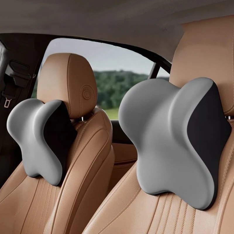 Camp Basel | Vesalyx Memory-Foam-Autokissen für Nacken und Lendenwirbelsäule